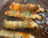 餅入りちくわのシソ肉巻き作り方4写真