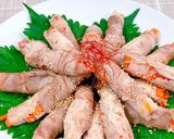 豚ロースで巻くだけ♪にんじん細切り肉巻き作り方5写真