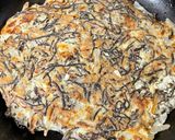 もずくと豆腐のお好み焼き作り方2写真