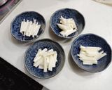 新玉ねぎともずくの長芋乗せ作り方4写真
