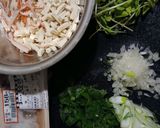 カニカマ高野豆腐玉葱マヨネーズ和えサラダ作り方2写真
