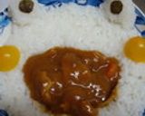 にっこり!カレー食べちゃうぞ♪デコカレー作り方28写真
