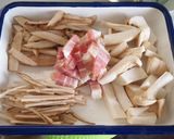 塩豚３３３＊塩豚とWゴボウのスパゲティ♪作り方2写真