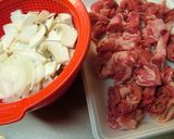 おうちで具たっぷり☆牛丼作り方1写真