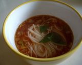 まるちゃんのスープで、トマトにゅうめん作り方3写真