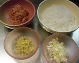 糸こんにゃく＆挽き肉そぼろの混ぜご飯作り方1写真