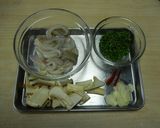 イカとエリンギのスパゲティ作り方1写真