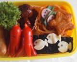 夏☆キャラ弁作り方6写真