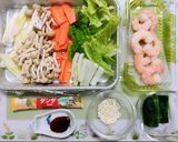 簡単昼食・夕飯！海老と野菜たっぷりうどん作り方1写真