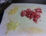 茄子と豚バラの中華炒め＊作り方1写真