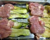 梅風味ポーク・茄子サンド　チーズを乗せて作り方4写真