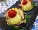 梅風味ポーク・茄子サンド　チーズを乗せて作り方9写真