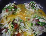 豚ロースと野菜の卵とじ焼き　カレー風味作り方8写真