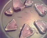 カツオとしょうゆ豆の照り焼き作り方2写真