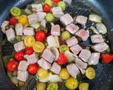 暑い日に食べたい夕飯トマトマグロのパスタ作り方7写真