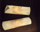簡単！お弁当に☆餃子の皮でミニブリトー風作り方2写真