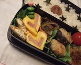 簡単！お弁当に☆餃子の皮でミニブリトー風作り方3写真