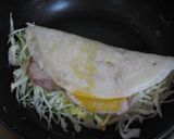 たまごがとろ～っと＾＾簡単キャベツ焼き作り方4写真