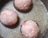 餡かけ♥エビ入り椎茸肉詰め♥作り方5写真