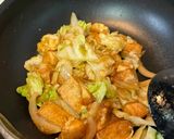 【節約副菜】厚揚げとキャベツのすき焼き風作り方4写真