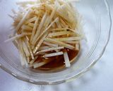 お弁当のすきまに　『大根の皮のゴマ和え』作り方6写真