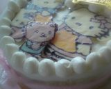 誕生日☆キャラケーキ（キティちゃん）作り方4写真