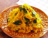 レンジで★かぼちゃのはちみつ味噌和え作り方4写真