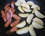 ✿ポテト＆キノコの梅バター醤油焼き✿作り方3写真