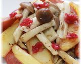 ✿ポテト＆キノコの梅バター醤油焼き✿作り方6写真