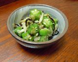 オクラとミョウガと塩こんぶ！作り方4写真
