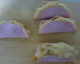 ハム巻き福神ポテト作り方4写真