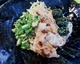 オクラ・モロヘイヤ入り、油そうめん♬作り方4写真