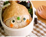 ＊キャラ弁＊お稲荷DEどんぐりコロコロ♪作り方6写真