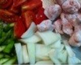 お弁当にアスパラ＆トマトのポークチャップ作り方1写真