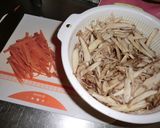 シーチキンで★きんぴらごぼう作り方1写真