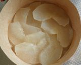 *梨のクリームチーズケーキ*HMで簡単作り方3写真