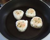 焼きおにぎりのたっぷり明太子餡かけ作り方3写真