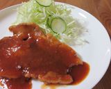 昔懐かしい！洋食屋風ポークソテー♪作り方7写真
