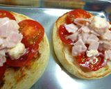 ハムとトマトのトースト　梅ワサビ風味作り方5写真