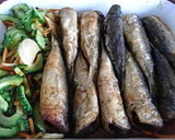 ゴーヤと食べる　いわしの南蛮漬け作り方5写真