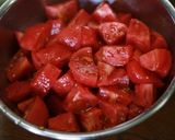 バジル香る❤トマトのパスタ作り方1写真