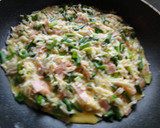 切り干し大根とネギのお好み焼き作り方4写真