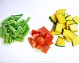 お野菜たっぷりグリーンカレー炒め作り方2写真