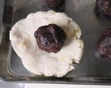 もちもち★レンジで米粉じゃがいも蓮根もち～餡入り作り方3写真