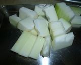 冬瓜とソーセージのトマトソース煮作り方2写真