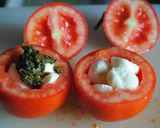 トマトまるごと　カプレーゼ作り方2写真