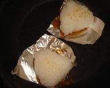 フライパンで☆ねぎ味噌焼きおにぎり作り方4写真