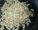 ごぼうとひきにくのそぼろあんかけ焼御飯。作り方8写真
