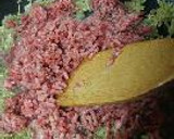 ごぼうとひきにくのそぼろあんかけ焼御飯。作り方10写真