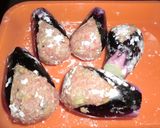 なすの肉詰め煮込みハンバーグ作り方4写真